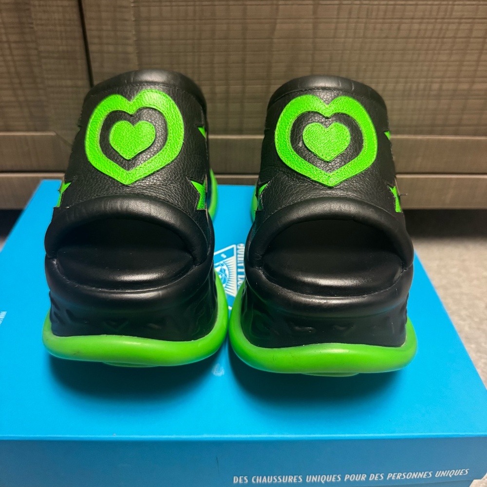 Angelica Coreena Platform Slide Sandals